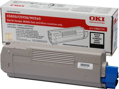 OKI Toner  43865724 C5850/5950 - Noir