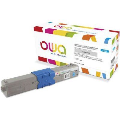 ARMOR Toner Owa compatible Oki 44469706 cyan pour imprimante laser