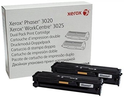 XEROX Toner  106r03048 noir (2 unit&eacute;s) (4 unit&eacute;s)