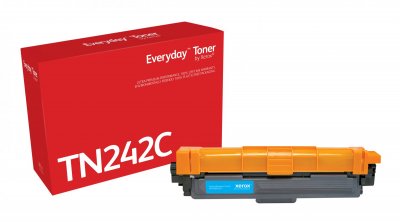 XEROX Toner  Everyday Cyan Capacit&eacute; Standard, &eacute;quivalent &agrave; Brother TN-242C 1400 Pages - (006R04224)