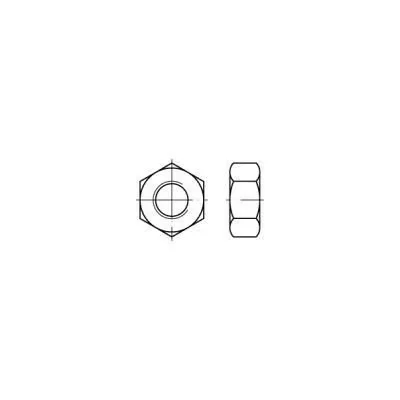 TOOLCRAFT  131879 &Eacute;crou hexagonal M2.5 DIN 934 acier 100 pc(s) Q29640