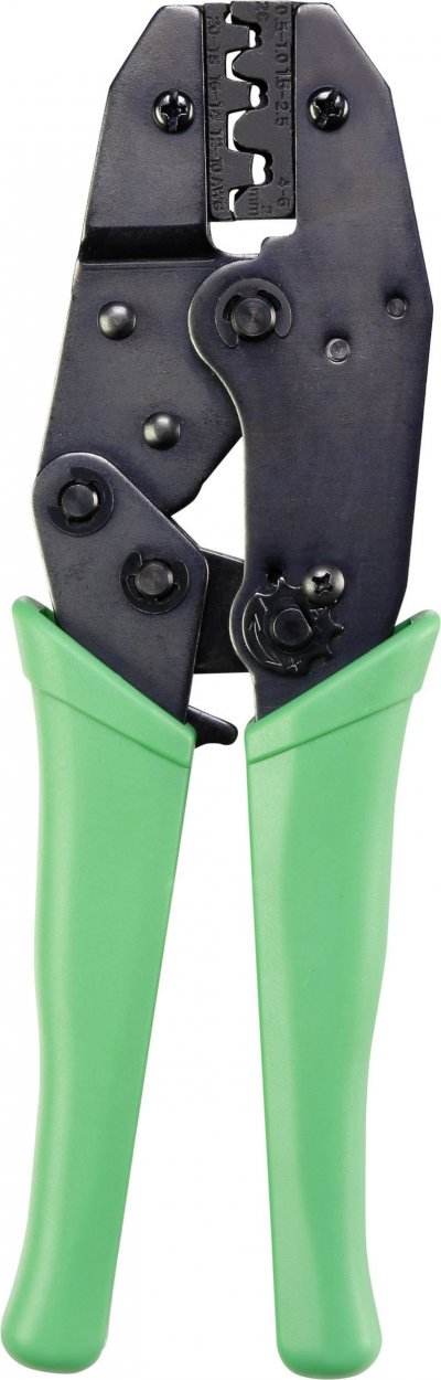 TOOLCRAFT  - 1486699 Pince &agrave; sertir 1 pi&egrave;ce pour connecteur ouvert, non-isol&eacute; 0.5 &agrave; 6 mm&sup2;