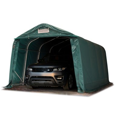 INTENT24 TOOLPORT Tente garage 3,3x4,8m 550 g/m&sup2; vert imperm&eacute;able abri PVC
