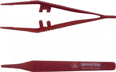 BERNSTEIN Tools 05-0030 pince brucelle de pr&eacute;cision trap&eacute;zo&iuml;dale 125 mm - 