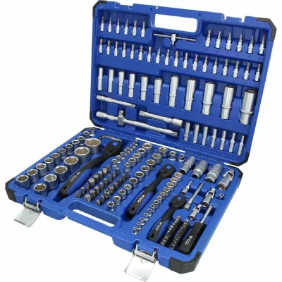 BRILLIANT TOOLS Tools - Coffret de douilles et cliquets - 1/4, 1/2, 3/8 - 172 pieces