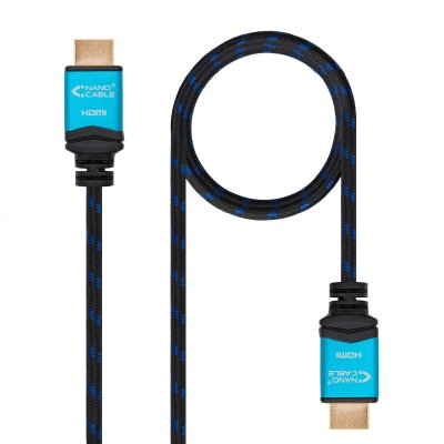 NANOCABLE TOOQ C&acirc;ble Hdmi Tooq 10.15.37 V2.0 Noir Bleu
