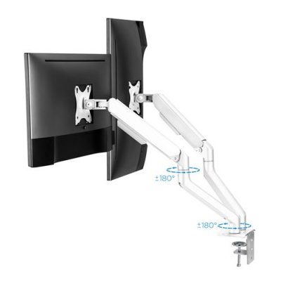 UNISEX Tooq Db4132tnr-w Dual Monitor Arm Mount 17-32&acute;&acute; Clair
