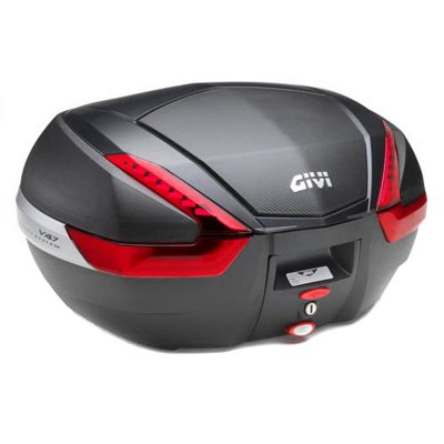 GIVI Top case  MONOKEY V47NN CARBONE REFLECTEUR ROUGE