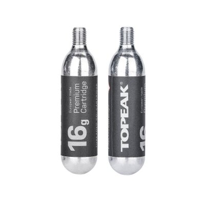 TOPEAK  CO2 Cartridge 16g Threated 2 pieces - Pompe CO2 Taille unique