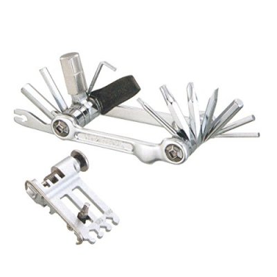 TOPEAK  outils multifonctions mini 20 pro - 20 outils pliants - argent
