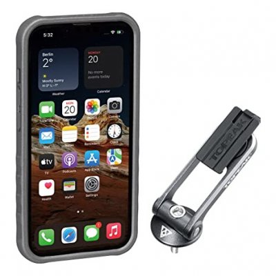 TOPEAK  Ride Case For Iphone 13 Mini With Support Argent&eacute;