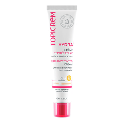 TOPICREM  Hydra+ Cr&egrave;me Teint&eacute;e &Eacute;clat Light 40ml