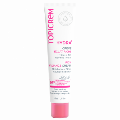 TOPICREM  Hydra+ Radiance Riche Cr&egrave;me Hydratante Illuminatrice 40 ml