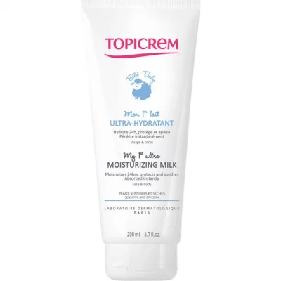 TOPICREM  Mon 1Er Lait Ultra-Hydratant - Tube 200 ml