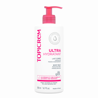 TOPICREM  soins quotidien ultra hydratant lait corps 500ml