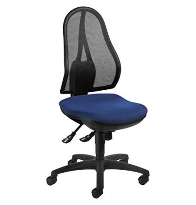 Topstar Open Point SY - Si&egrave;ge de bureau &agrave; domicile Bleu tissu