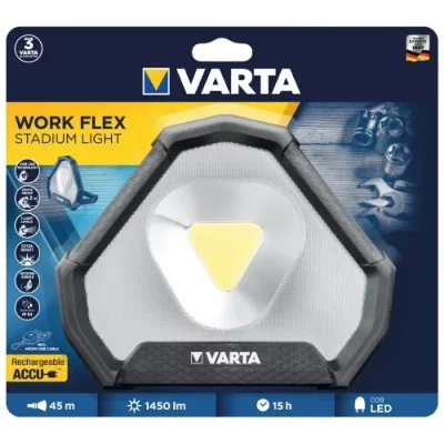 VARTA Torches Work Flex Stadium Light (Rechargeable / 1450 Lumens) - 