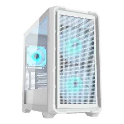 COUGAR Torre  MX600 Mini RGB Blanco Mini Tower micro ATX/Mini-ITX 3 Ventiladores RGB
