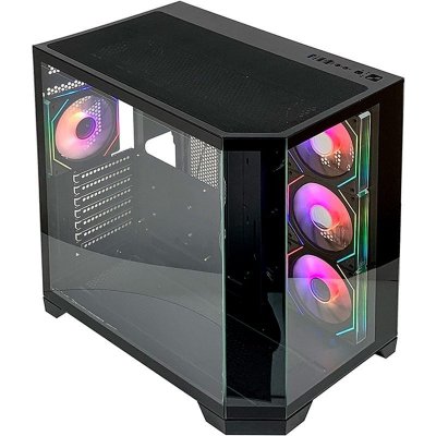 L LINK Torre L-Link Nova Gaming Cristal Templado Sin Marco 10 Ventiladores ATX 400mm RGB