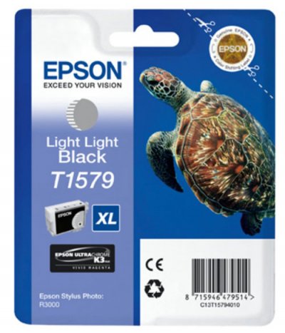 EPSON tortue T1579 gris clair XL