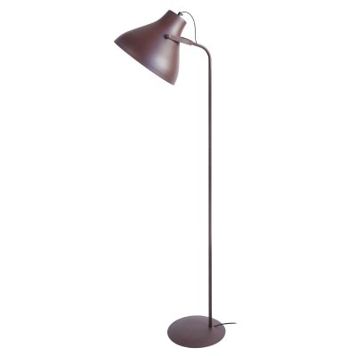 TOSEL -ia, lampadaire liseuse 1 lumi&egrave;re; marron