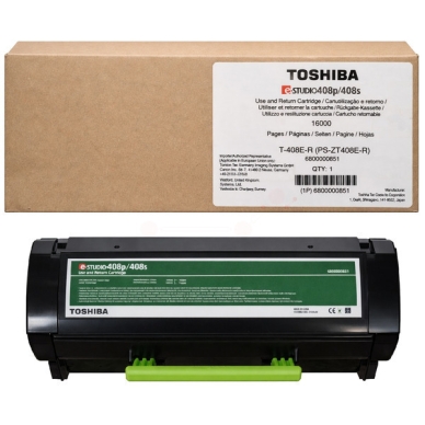 TOSHIBA  T-408E-R Cartouche de toner Original Noir 1 pi&egrave;ce(s)
