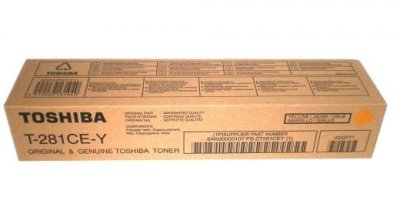 TOSHIBA  T281C-EY - jaune - originale - cartouche de toner 