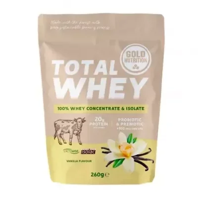 GOLD NUTRITION Total Whey Batido Choco-avellana 260 Gr Gn MKP taille UNICA