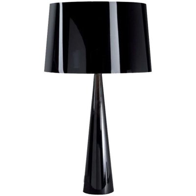 ALUMINOR TOTEM-Lampe &agrave; poser Chrome H58,5cm Noir 