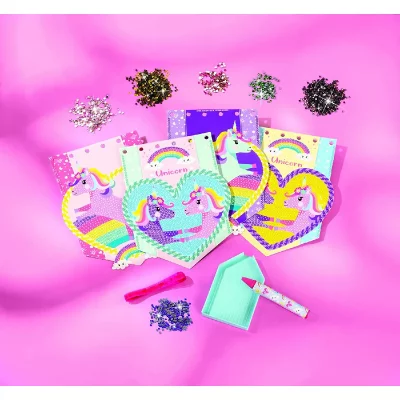 TOTUM  ensemble artisanal UnicornGarland Diamond Painting 4-piece