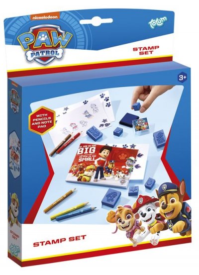 TOTUM  Kit Cr&eacute;atif - Pat Patrouille - Stampset - Set de Tampons -