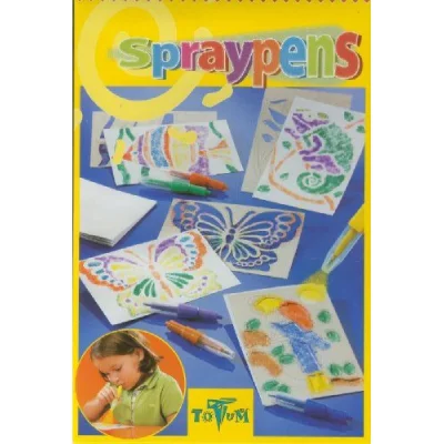 TOTUM  Spraypens Draw With Spray Locks+ Templates Clair