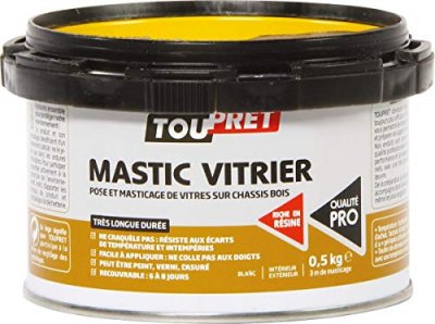 TOUPRET  - Mastic blanc vitrier 5 Kg