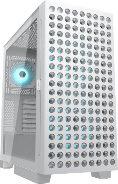COUGAR Tour  Gaming Airface ECO RGB blanche 2x180mm 1x120mm ATX/Micro ATX/EATX