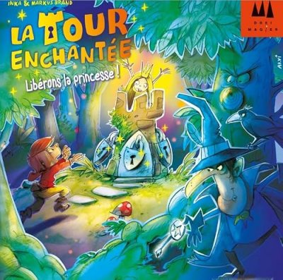 DREI MAGIER Tour Enchant&eacute;e - Jeu de soci&eacute;t&eacute; - SCHMIDT SPIELE - 2 &agrave; 4 joueurs - D&egrave;s 5 ans