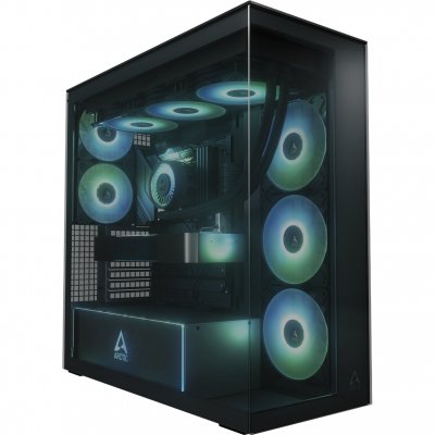 ARCTIC Tour midi  Xtender Bo&icirc;tier PC, Bo&icirc;tier gaming noir