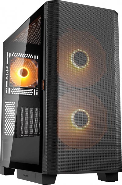 COUGAR Tour midi  Airface FLO Bo&icirc;tier PC, Bo&icirc;tier gaming noir