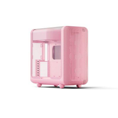 HYTE Tour midi   X50 Strawberry Milk Bo&icirc;tier, Bo&icirc;tier gaming, Bo&icirc;tier PC rose
