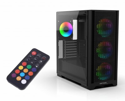 INCA Tour midi  EMG-17XB Bo&icirc;tier PC noir