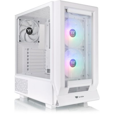 THERMALTAKE Tour midi  Ceres 350 MX Snow White Bo&icirc;tier PC blanc neige