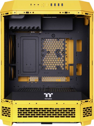 THERMALTAKE Tour midi  The Tower 600 Bumblebee Bo&icirc;tier PC jaune/noir