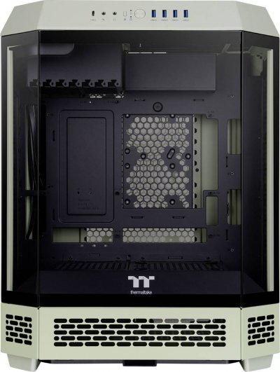 THERMALTAKE Tour midi  The Tower 600 Matcha Green Bo&icirc;tier PC vert
