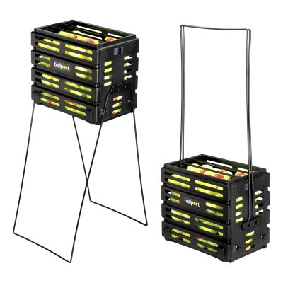 TOURNA  Ballport Ballon de Tennis tr&eacute;mie Peut contenir 80 balles durables et l&eacute;g&egrave;res - Noir