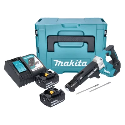 MAKITA Tournevis &agrave; batterie 18V DFR551RTJ Batterie 2x 5,0 ah dans le makpac