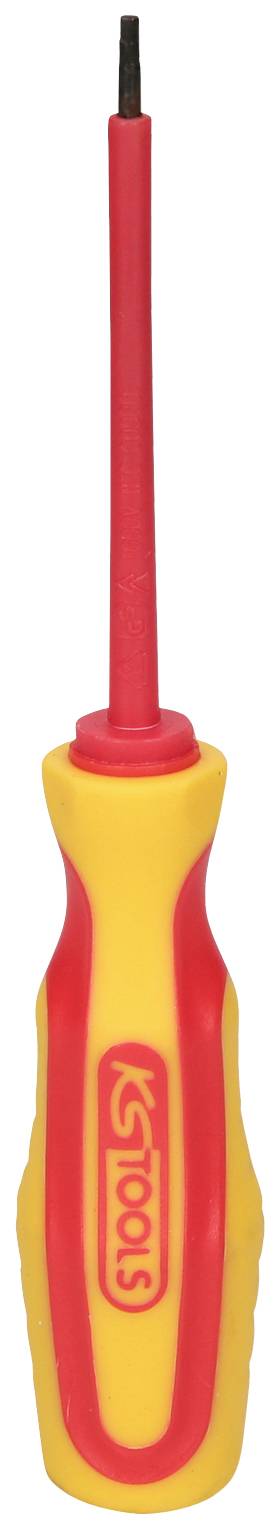 KS TOOLS Tournevis &agrave; six pans creux avec rev&ecirc;tement isolant, 2&nbsp;mm