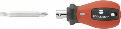 TOOLCRAFT Tournevis avec embout r&eacute;versible 