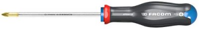 FACOM Tournevis pozidriv - PZ2 - Protwist - &Oslash; 3 mm - Lame 15 cm - 