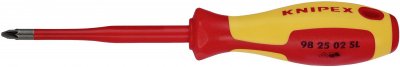 KNIPEX Tournevis Slim Cruciforme Pozidriv&reg; Pz2 Isol&eacute; 1000v Lame 100mm
