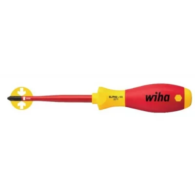 WIHA Tournevis Slim pour empreinte fente et Philips 1