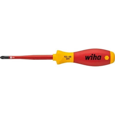 WIHA Tournevis -  -  slimfix softfinish&reg; vde/gs - pozidriv PZ2 x 100mm
